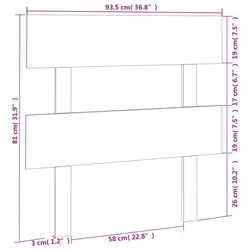 VidaXL 819050 headboard/footboard - Additional view 6