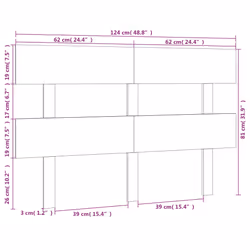 VidaXL 819060 headboard/footboard - Additional view 6