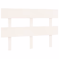 VidaXL 819061, White, Pinewood, 1240 mm, 81 cm, 30 mm