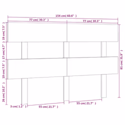 VidaXL 819075 headboard/footboard - Additional view 6