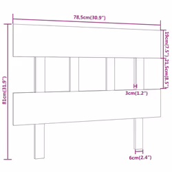 VidaXL 819099 headboard/footboard Black - Additional view 6