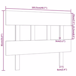 VidaXL 819109 headboard/footboard Black - Additional view 6