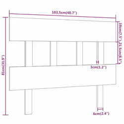 VidaXL 819114 headboard/footboard Black - Additional view 6