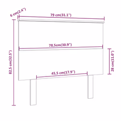 VidaXL 819148 headboard/footboard Brown - Additional view 6