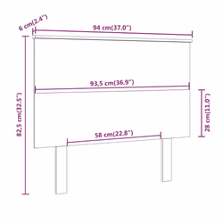 VidaXL 819153 headboard/footboard Brown - Additional view 6