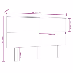 VidaXL 819171 headboard/footboard White - Additional view 6