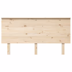 vidaXL Bed Headboard Home Bedroom Decorative Bed Header Panel Solid Wood Pine - brown, 154 x 6 x 82.5 cm - Additional view 3