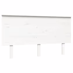 VidaXL 819176, White, Pinewood, 1540 mm, 82.5 cm, 60 mm