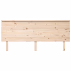 vidaXL Bed Headboard Home Bedroom Decorative Bed Header Panel Solid Wood Pine - brown, 184 x 6 x 82.5 cm - Additional view 3