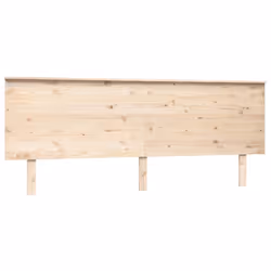 vidaXL Bed Headboard Home Bedroom Decorative Bed Header Panel Solid Wood Pine - brown, 204 x 6 x 82.5 cm - Additional view 2
