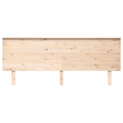vidaXL Bed Headboard Home Bedroom Decorative Bed Header Panel Solid Wood Pine - brown, 204 x 6 x 82.5 cm - Additional view 3