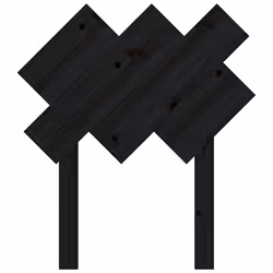 VidaXL 819199 headboard/footboard Black - Additional view 4