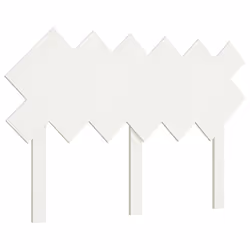 VidaXL 819216, White, Pinewood, 1320 mm, 81 cm, 30 mm