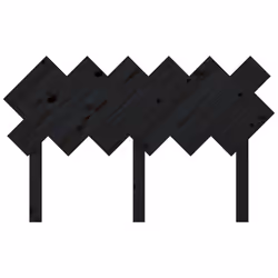 VidaXL 819219 headboard/footboard Black - Additional view 4