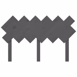 VidaXL 819222 headboard/footboard Grey - Additional view 4