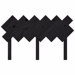 VidaXL 819224 headboard/footboard Black - Additional view 4