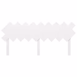 VidaXL 819236 headboard/footboard White - Additional view 4
