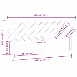 VidaXL 819240 headboard/footboard - Additional view 6