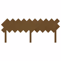VidaXL 819243 headboard/footboard Brown - Additional view 4