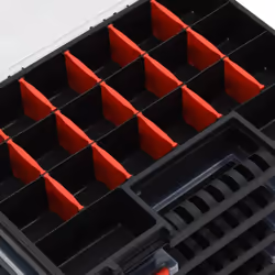 vidaXL 5/10x Assortment Boxes Polypropylene Tool Organiser Box Multi Models - 15 dividers - Additional view 5