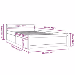 VidaXL 3103478 bed frame - Additional view 6
