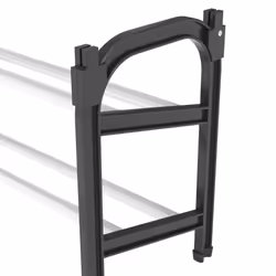 vidaXL Extendable Shoe Rack with 2 Shelves Hallway Shoe Storage Unit Shelf - Additional view 5