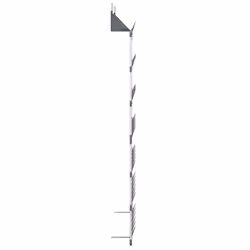 vidaXL Hanging Shoe Rack Silver Wall Mounted Shoe Storage Shelf Unit Organiser
