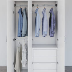 vidaXL 2x Telescopic Wardrobe Rails Silver 58-100 cm Wardrobe Hanging Rail