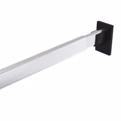 vidaXL 2x Telescopic Wardrobe Rails Silver 58-100 cm Wardrobe Hanging Rail