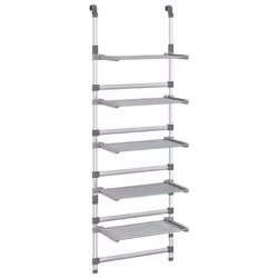vidaXL 5-Tier Hanging Laundry Drying Rack Aluminium Clothes Hanger Tower Dryer
