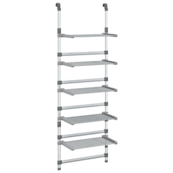 vidaXL 5-Tier Hanging Laundry Drying Rack Aluminium Clothes Hanger Tower Dryer