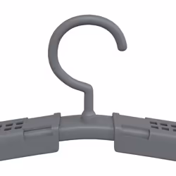 vidaXL 5x Extendable Clothes Hangers Grey Coat Rack Pull-out Clothes Hanger - Additional view 5