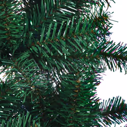 vidaXL Artificial Christmas Tree with Iridescent Tips Green PVC Multi Sizes - Green, 240 cm - Additional view 4