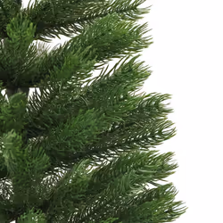 vidaXL Artificial Slim Christmas Tree with Stand PE Christmas Tree Multi Sizes - 150 x 46 cm - Additional view 4