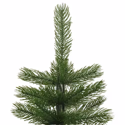 vidaXL Artificial Slim Christmas Tree with Stand PE Christmas Tree Multi Sizes - 210 x 56 cm