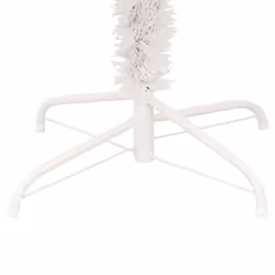 vidaXL Swirl Christmas Tree with Stand and LEDs Green PVC Decor Multi Sizes - white, 180 x 95 cm - Additional view 6