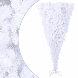 vidaXL Upside-down Artificial Christmas Tree with Stand Multi Colours/Sizes - 180 x 90 cm