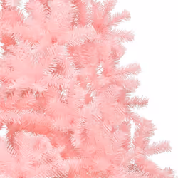 vidaXL Artificial Half Christmas Tree with Stand Decoration Artificial Tree - Pink, 240 cm - Additional view 6