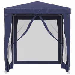 ) vidaXL Party Tent with Mesh Sidewalls Canopy Gazebo Multi Colours Multi Sizes - Blue, 200 x 200 x 240 cm (L x W x H - Additional view 4