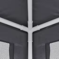 ) vidaXL Party Tent with Mesh Sidewalls Canopy Gazebo Multi Colours Multi Sizes - Anthracite, 300 x 300 x 246 cm (L x W x H - Additional view 6