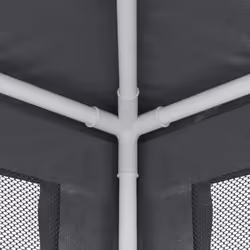 ) vidaXL Party Tent with Mesh Sidewalls Canopy Gazebo Multi Colours Multi Sizes - Anthracite, 296 x 594 x 258 cm (L x W x H - Additional view 6
