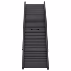 vidaXL Folding Dog Ramp Black 153x40x12.5 cm Plastic Pet Bridge Stair Cat Step - Additional view 2