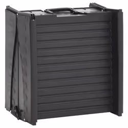 vidaXL Folding Dog Ramp Black 153x40x12.5 cm Plastic Pet Bridge Stair Cat Step - Additional view 7