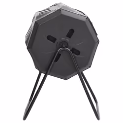 vidaXL Garden Compost Bin Black 160 L Trash Can Fertiliser Container Waste Box