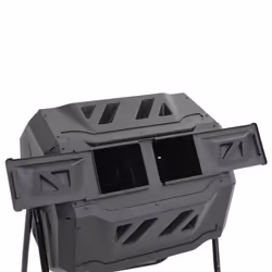 vidaXL Garden Compost Bin Black 160 L Trash Can Fertiliser Container Waste Box - Additional view 5
