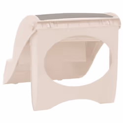 vidaXL Folding 3-Step Dog Stairs Cream Plastic Pet Ladder Folding Pet Stair - Additional view 4