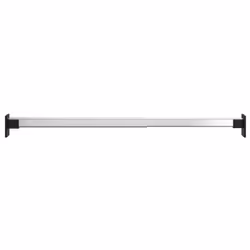 vidaXL 4x Telescopic Wardrobe Rails Silver 58-100 cm Wardrobe Hanging Rail