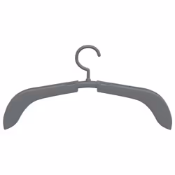 vidaXL 10x Extendable Clothes Hangers Grey Coat Rack Pull-out Clothes Hanger