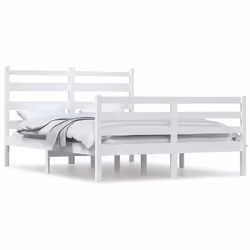 VidaXL 3103709, White, 126 cm, 2.06 m, 100 cm, 1200 x 2000 mm, 21 cm