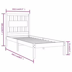 VidaXL 3103939 bed frame - Additional view 6